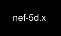 Run nef-5d.x in OnWorks free hosting provider over Ubuntu Online, Fedora Online, Windows online emulator or MAC OS online emulator