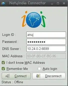 Muat turun alat web atau aplikasi web Net4India Connector untuk Linux/Windows