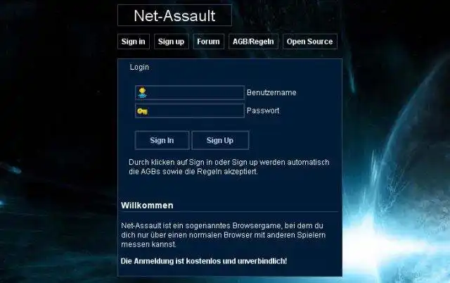 Mag-download ng web tool o web app na Net-Assault upang tumakbo sa Linux online