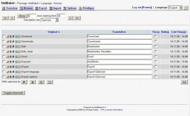 下载网络工具或网络应用程序 NetBabel