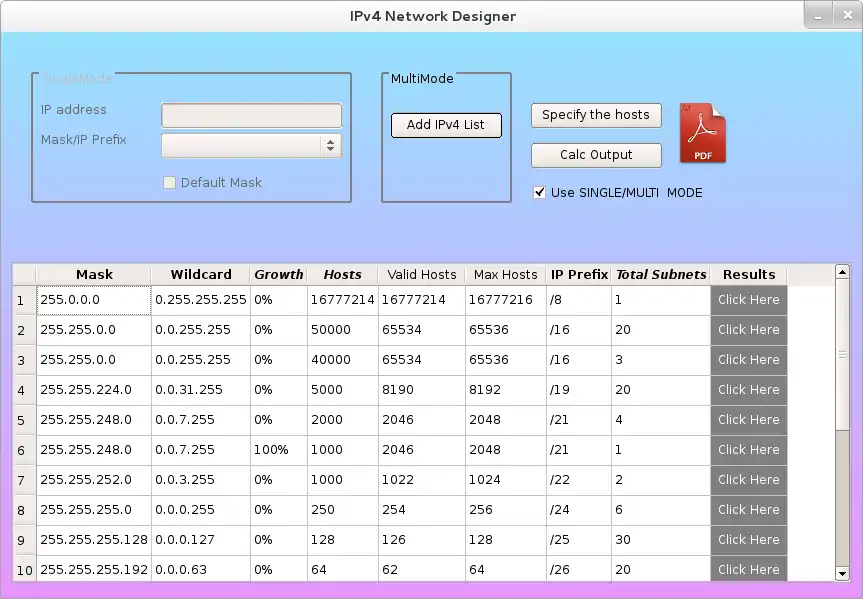 قم بتنزيل أداة الويب أو تطبيق الويب NetCalcTools