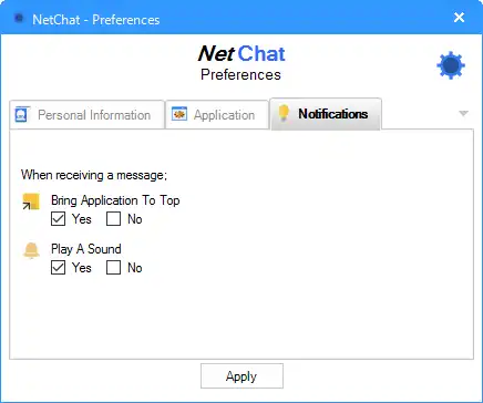 Download web tool or web app NetChat