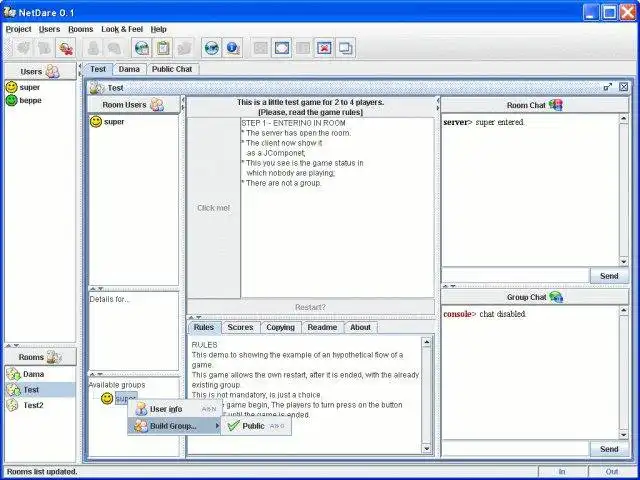 웹 도구 또는 웹 앱 NetDare를 다운로드하여 Linux 온라인에서 실행