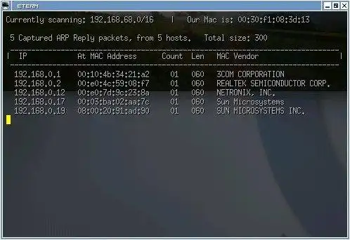 Descărcați instrumentul web sau aplicația web Netdiscover, ARP Scanner