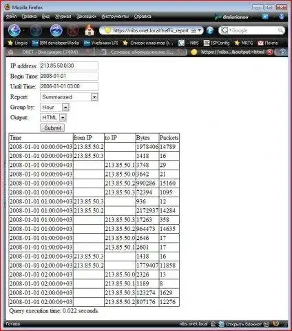 Download web tool or web app Netflow export tool for PostgreSQL