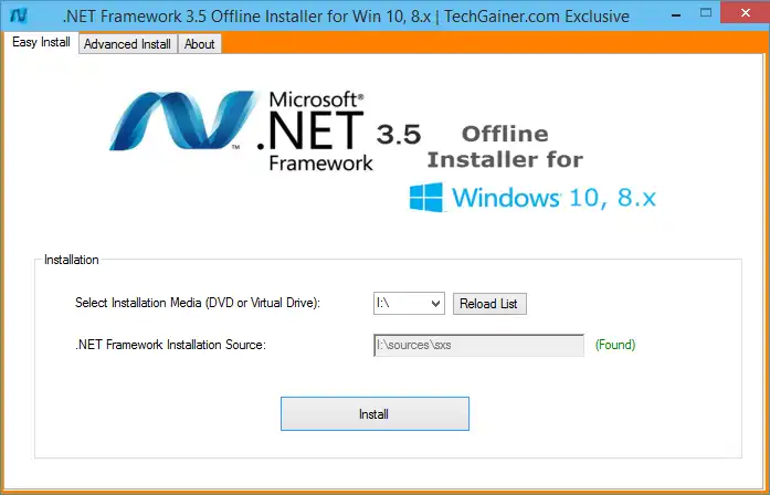 ດາວໂຫຼດເຄື່ອງມືເວັບ ຫຼືແອັບເວັບ .Net Framework 3.5 offline Installer