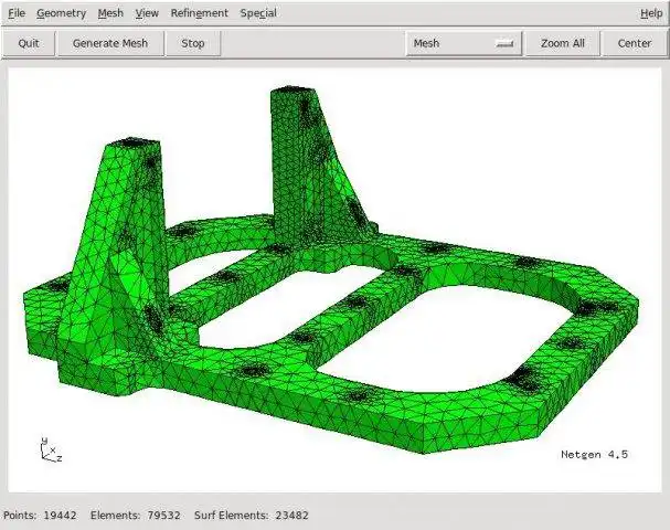 Download web tool or web app Netgen Mesh Generator to run in Windows online over Linux online
