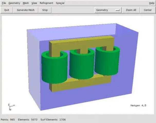 Download web tool or web app Netgen Mesh Generator to run in Windows online over Linux online