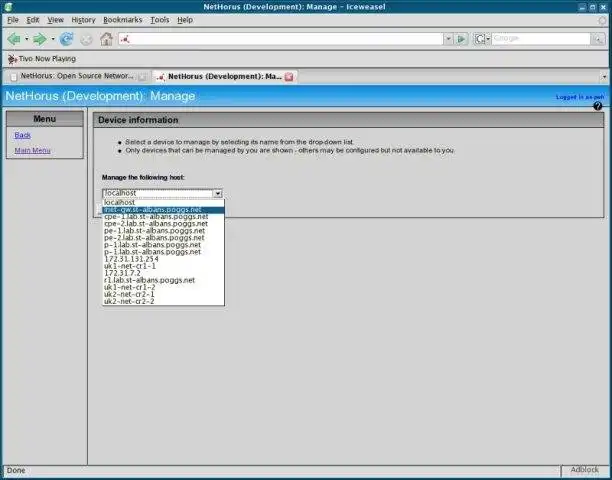 Download web tool or web app NetHorus