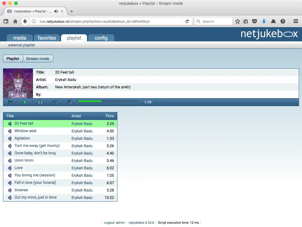 下载网络工具或网络应用程序 netjukebox - 灵活的媒体共享