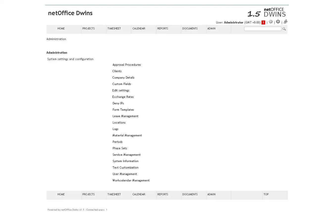 Download web tool or web app netOffice Dwins