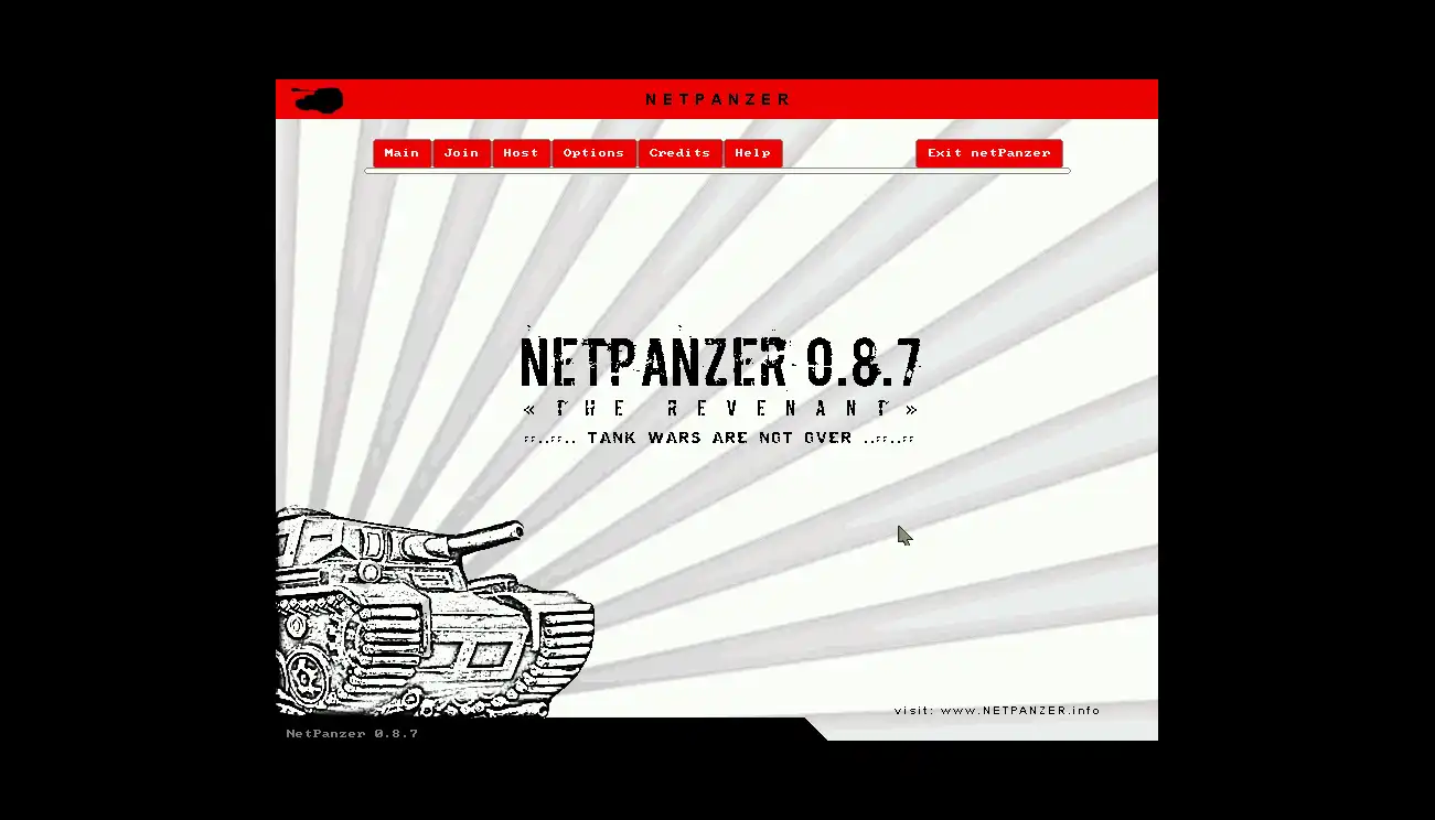 Download web tool or web app NETPANZER to run in Windows online over Linux online
