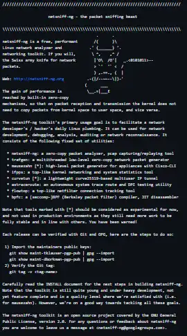 Mag-download ng web tool o web app netsniff-ng