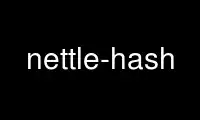 Run nettle-hash in OnWorks free hosting provider over Ubuntu Online, Fedora Online, Windows online emulator or MAC OS online emulator