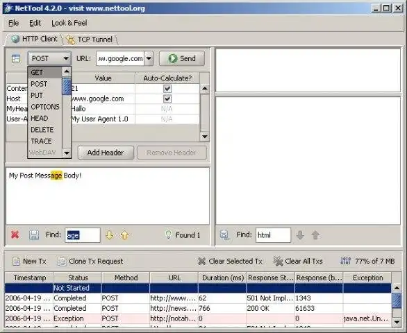 Download web tool or web app NetTool