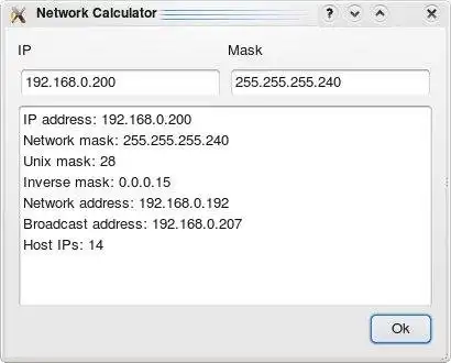Download web tool or web app Network Calculator