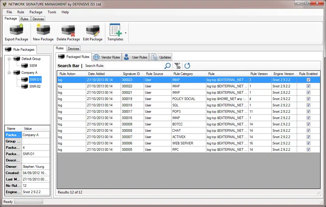 Download web tool or web app Network Signature Manager (N.S.M) Lite