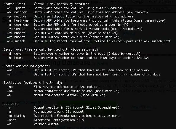 Descargue la herramienta web o la aplicación web Network Tracking Database