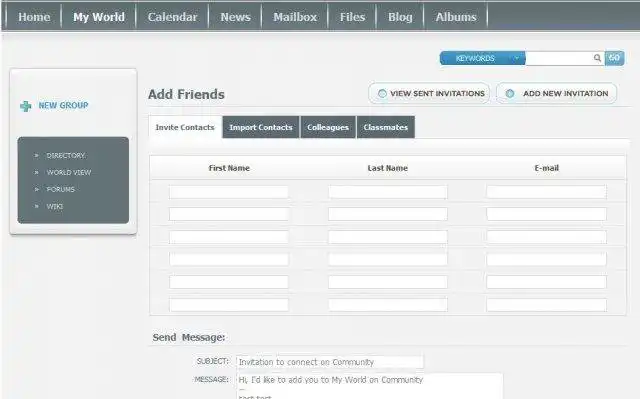 Download web tool or web app NetworX-Social Media, Community Building