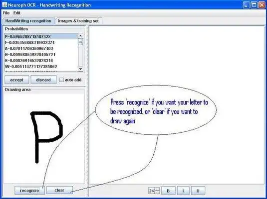 Download web tool or web app Neuroph OCR - Handwriting Recognition