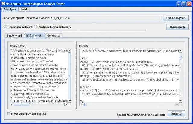 Download web tool or web app NeurPheus Morphological Analyser to run in Linux online