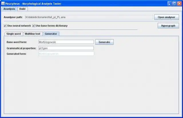 Download web tool or web app NeurPheus Morphological Analyser to run in Linux online