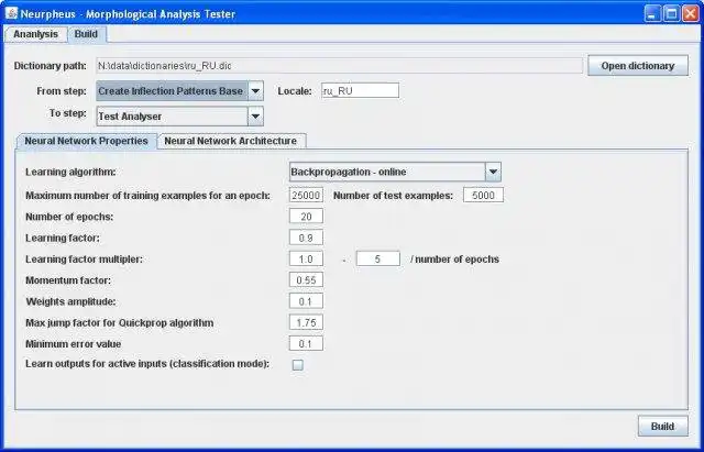 Download web tool or web app NeurPheus Morphological Analyser to run in Linux online