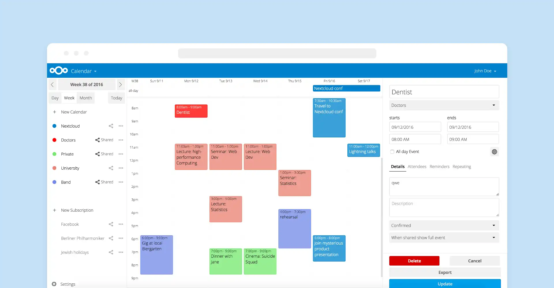 Baixe ferramenta da web ou aplicativo da web Nextcloud Server