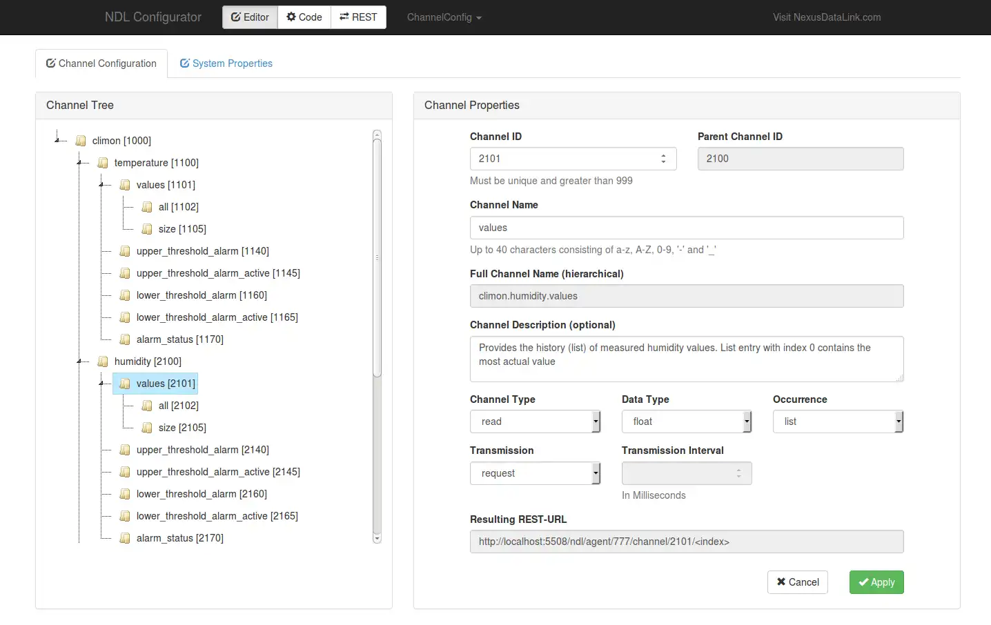 Download web tool or web app NexusDataLink