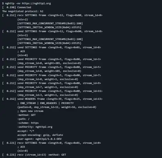 Download web tool or web app nghttp2