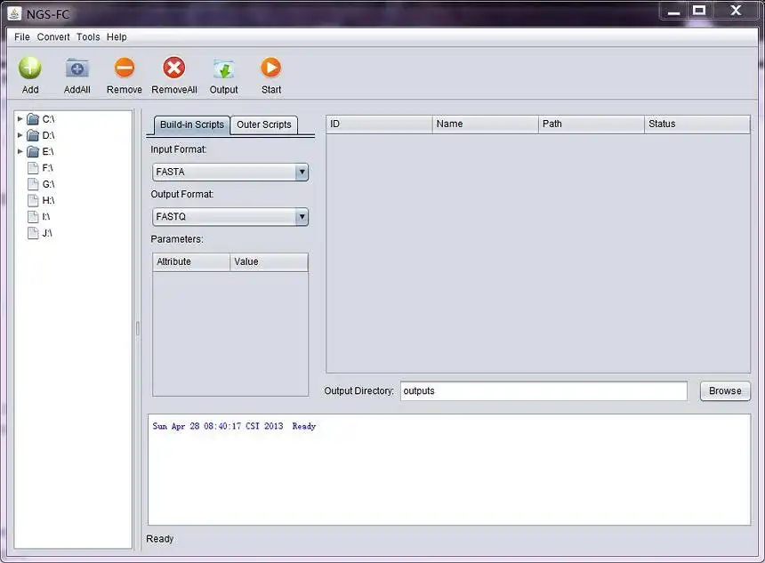 Download web tool or web app NGS Format Convert(NGS-FC)
