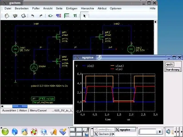 Download web tool or web app ngspice