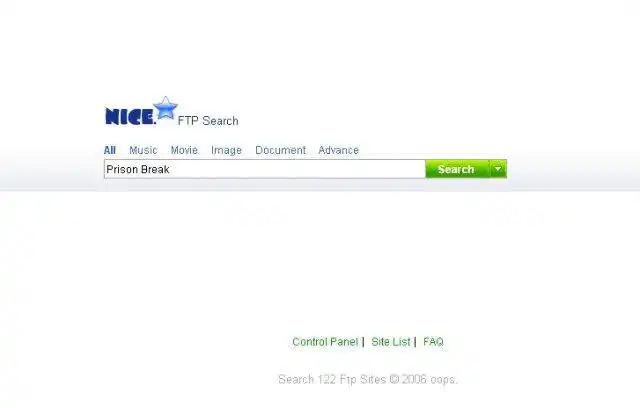 دانلود ابزار وب یا برنامه وب NICE Ftp Search Engine