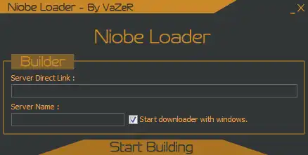 Download web tool or web app Niobe Loader