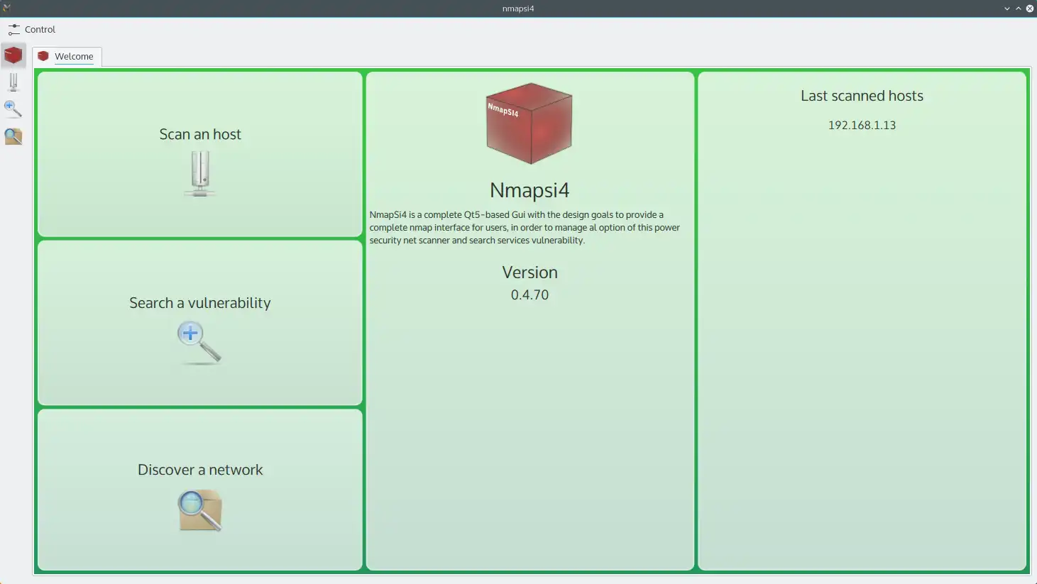 Mag-download ng web tool o web app nmap Qt-based na Graphical User Interface
