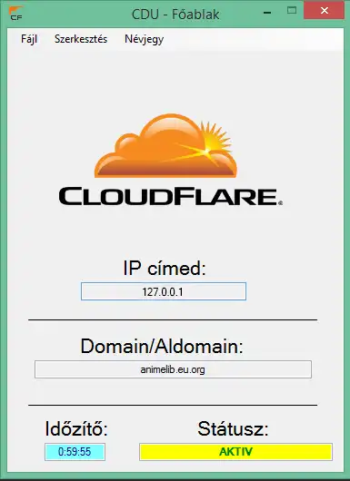 Download web tool or web app NN - Cloudflare DNS Updater
