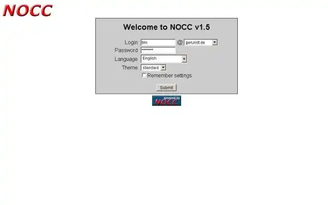 Muat turun alat web atau aplikasi web NOCC