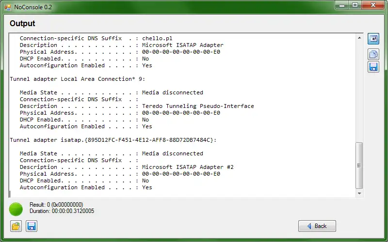 Download web tool or web app NoConsole