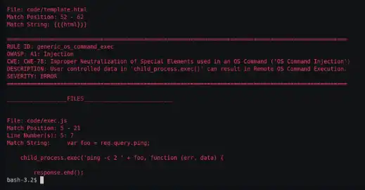 Download web tool or web app nodejsscan