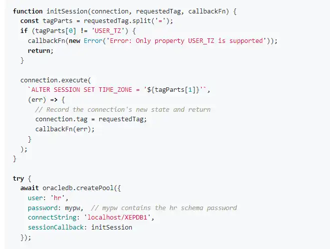 Scarica lo strumento Web o l'app Web node-oracledb