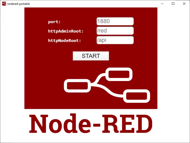 Download web tool or web app nodered-portable