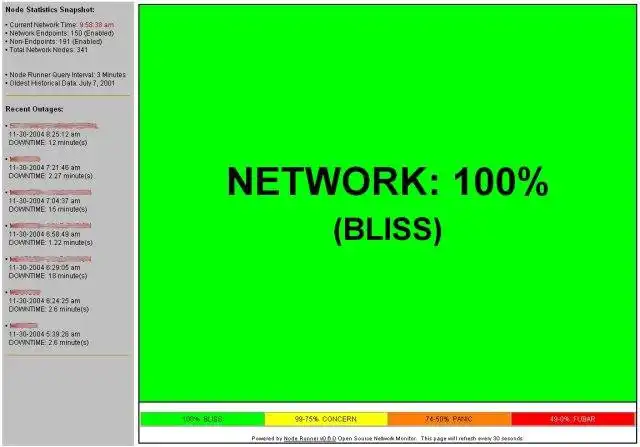 ดาวน์โหลดเครื่องมือเว็บหรือเว็บแอป Node Runner - PHP Network Monitor