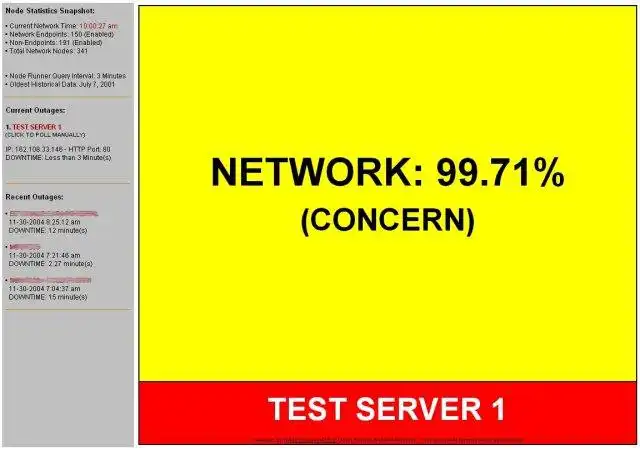 ดาวน์โหลดเครื่องมือเว็บหรือเว็บแอป Node Runner - PHP Network Monitor