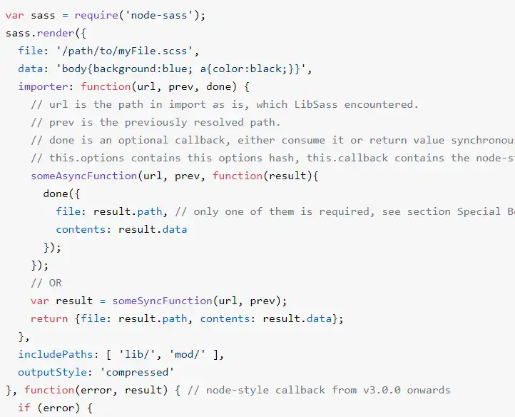 Descărcați instrumentul web sau aplicația web node-sass