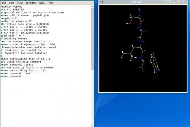 웹 도구 또는 웹 앱 noemol 다운로드 - NMR 실험 시뮬레이션
