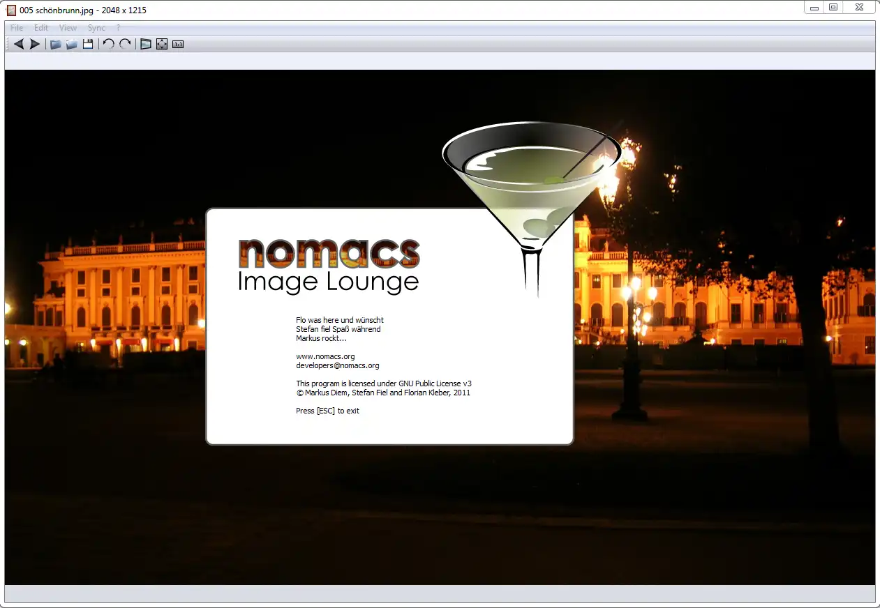 Download web tool or web app nomacs Image Lounge