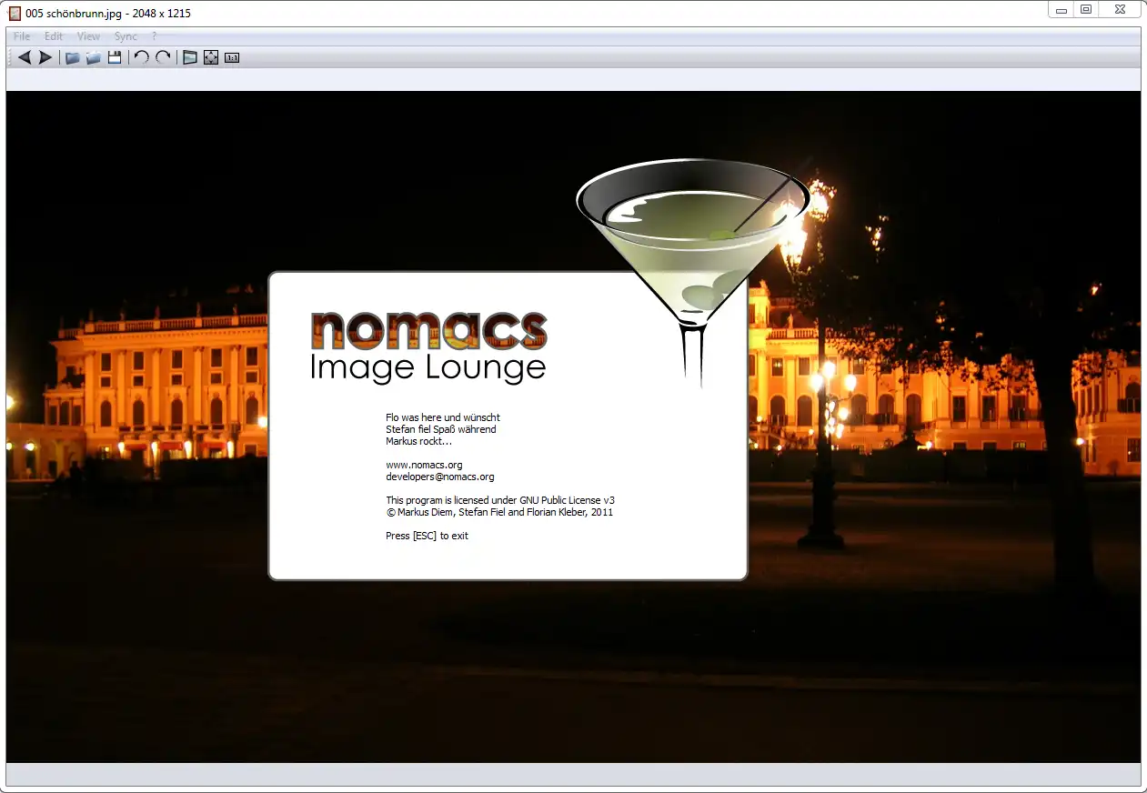 Mag-download ng web tool o web app nomacs Image Lounge