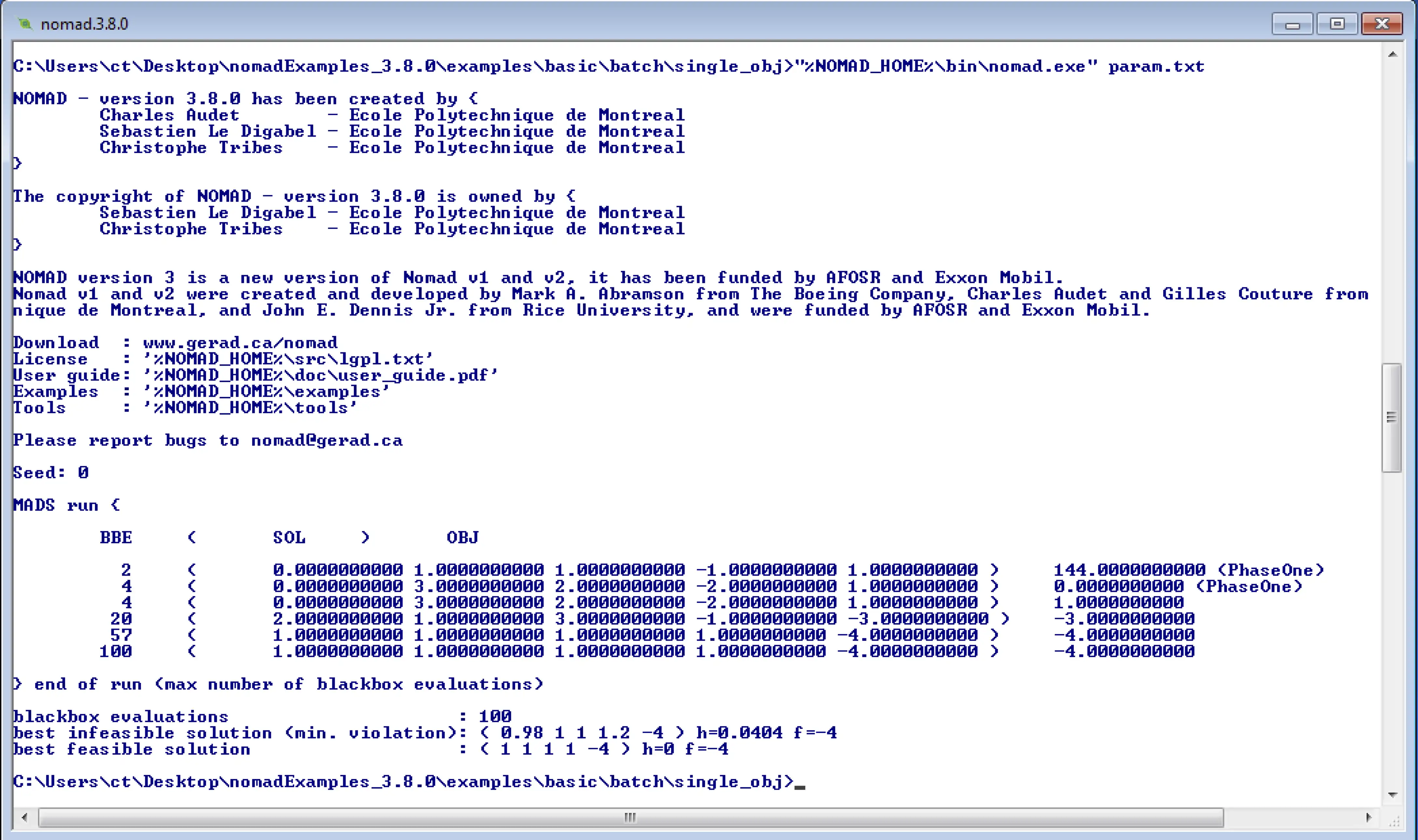 Laden Sie das Web-Tool oder die Web-App NOMAD herunter: Blackbox-Optimierungssoftware