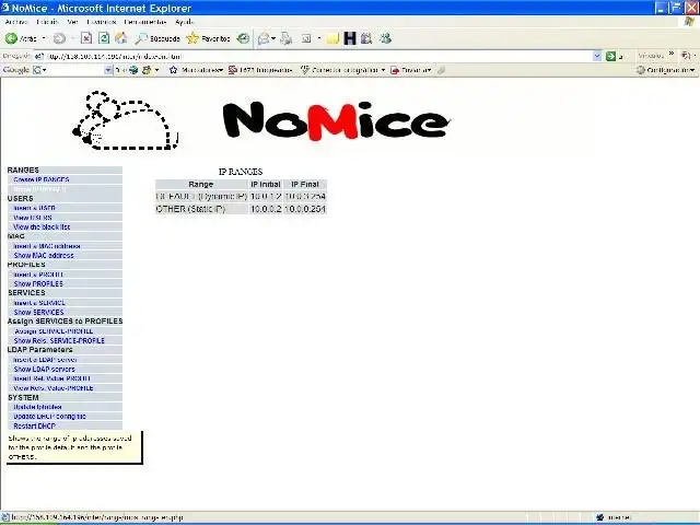 Muat turun alat web atau aplikasi web NoMice