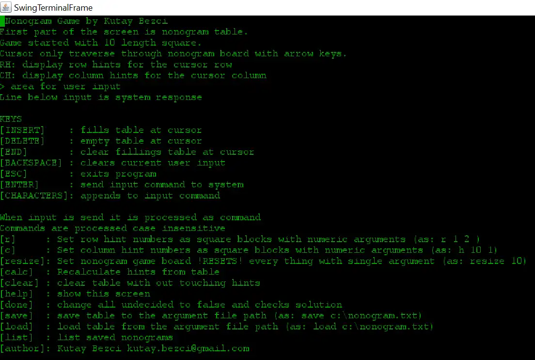 Download web tool or web app nonogram to run in Linux online